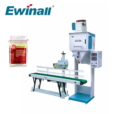 Ewinall DCS-15ZA1 Mała maszyna do pakowania ryżu do granulowanego cukru fasolowego 1kg 3kg 4kg 15kg