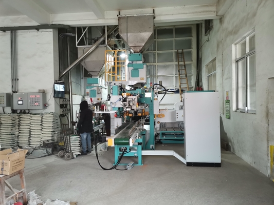 W pełni automatyczna maszyna pakująca Double Bag Warehouse 5-25KG do fasoli ryżowej