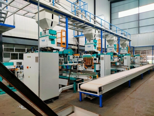 W pełni automatyczna maszyna pakująca Double Bag Warehouse 5-25KG do fasoli ryżowej
