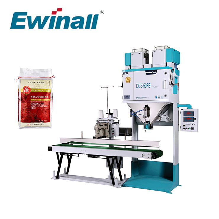 DCS-50FB1 Ewinall Ręczna maszyna do pakowania 2,5 - 50 kg do młyna ryżowego